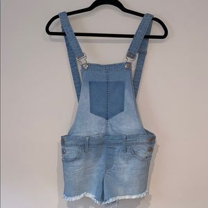 Light Wash Denim Overalls